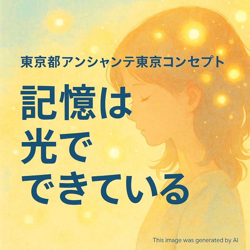 東京都アンシャンテ東京コンセプト 「記憶は光でできている」