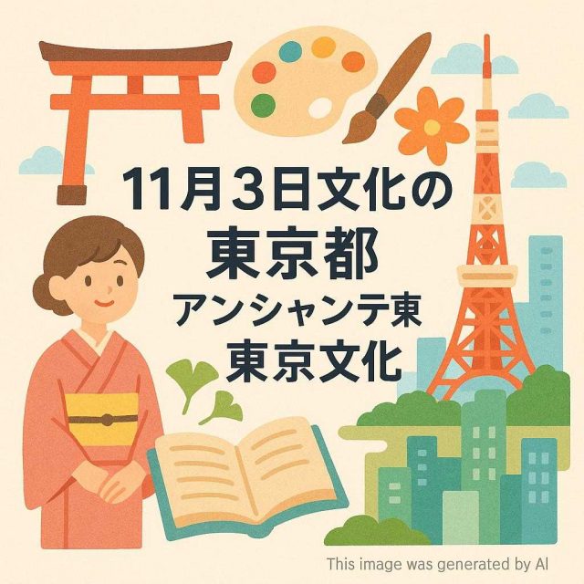 11月3日文化の日 東京都アンシャンテ東京文化