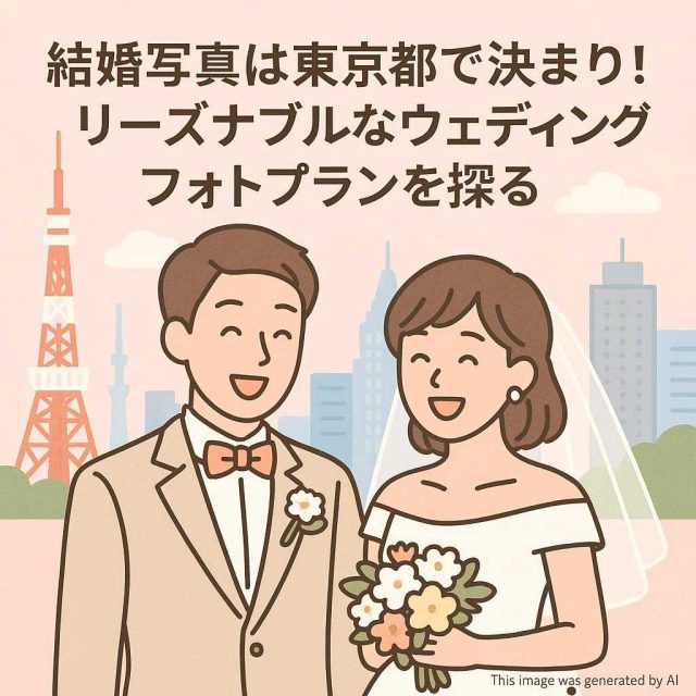 結婚写真は東京都で決まり！リーズナブルなウェディングフォトプランを探る
