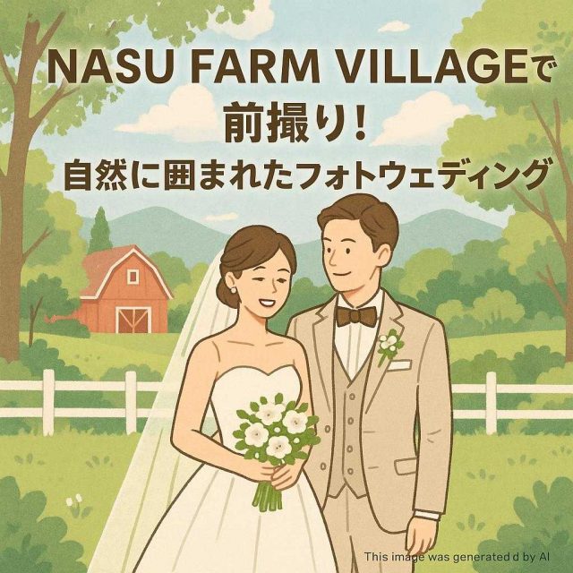 NASU FARM VILLAGEで前撮り！自然に囲まれたフォトウェディング