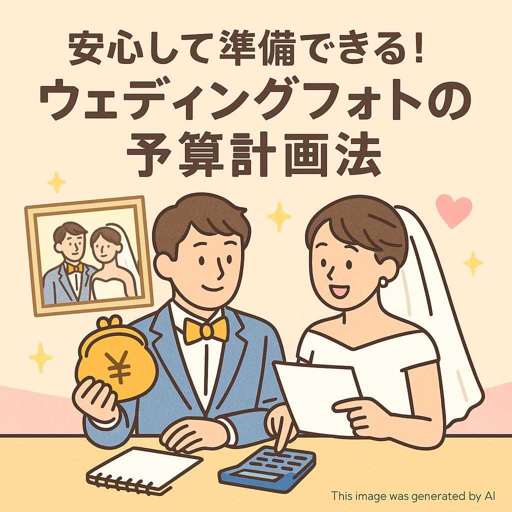 安心して準備できる！ウェディングフォトの予算計画法