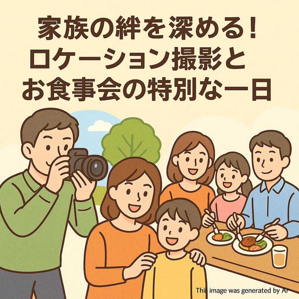 家族の絆を深める！ロケーション撮影とお食事会の特別な一日