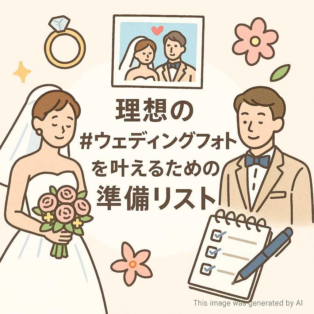 理想の#ウェディングフォト を叶えるための準備リスト