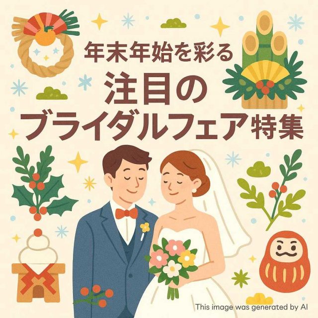 年末年始を彩る注目のブライダルフェア特集