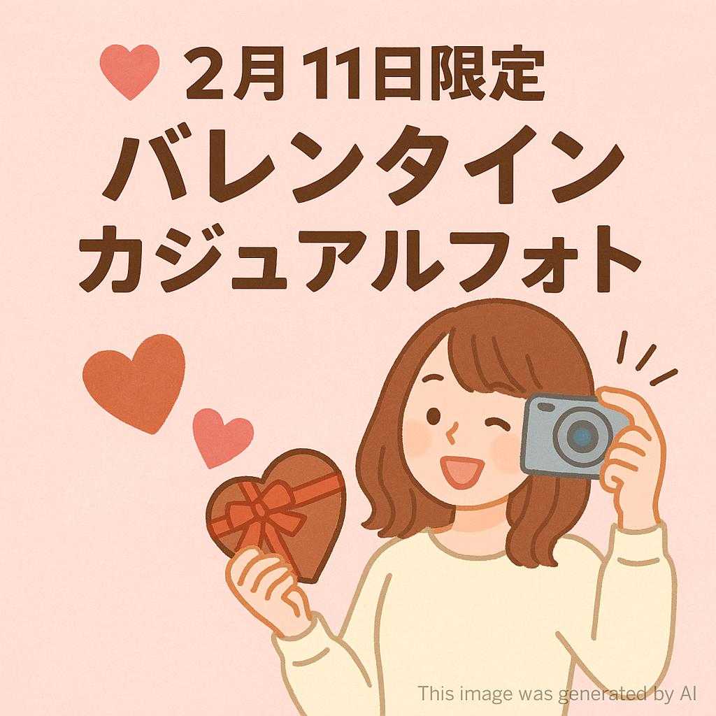 💝 2月11日限定 バレンタイン カジュアルフォト📸