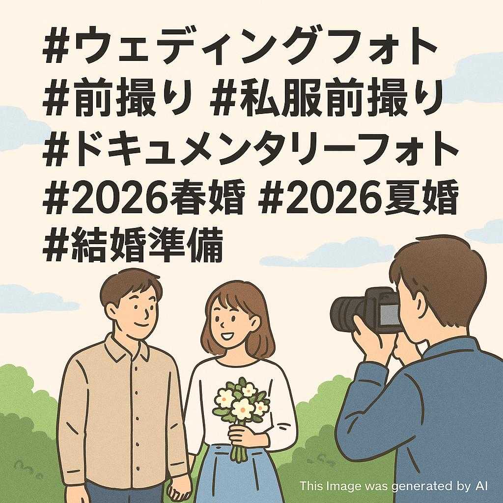 #ウェディングフォト #前撮り #私服前撮り #ドキュメンタリーフォト #2026春婚 #2026夏婚 #結婚準備