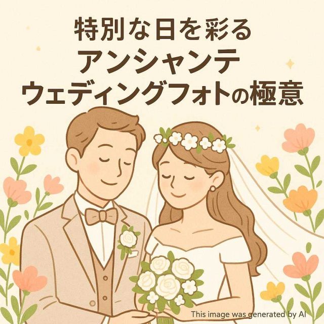 特別な日を彩るアンシャンテウェディングフォトの極意