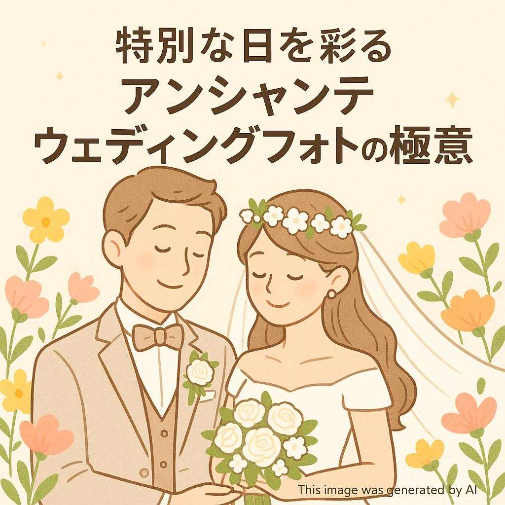 特別な日を彩るアンシャンテウェディングフォトの極意
