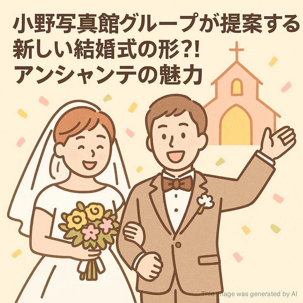 小野写真館グループが提案する新しい結婚式の形?! アンシャンテの魅力