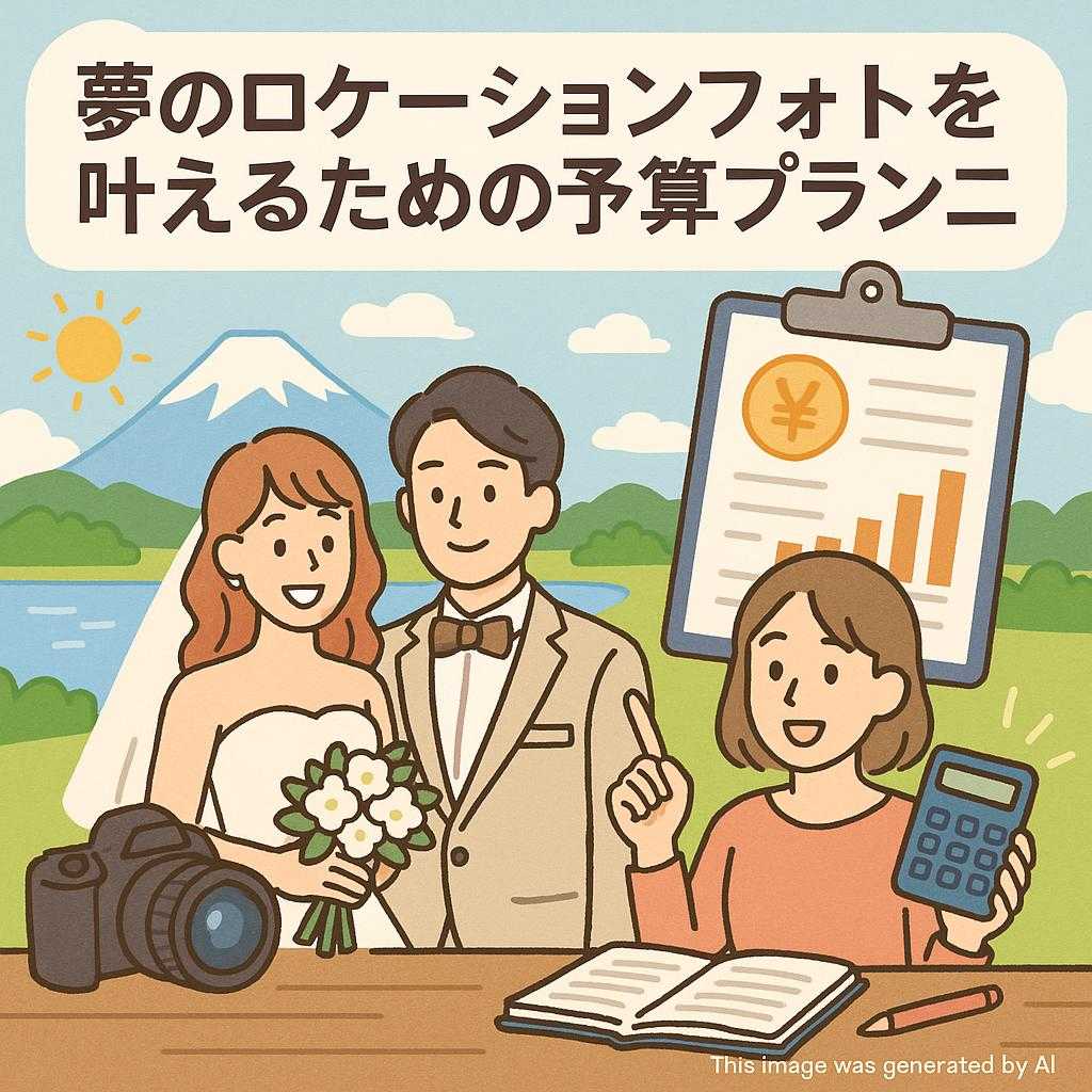 夢のロケーションフォトを叶えるための予算プランニング