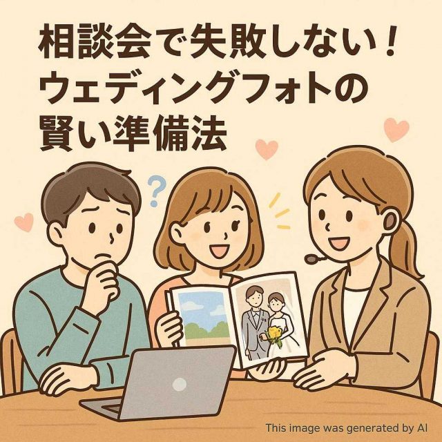 相談会で失敗しない！ウェディングフォトの賢い準備法