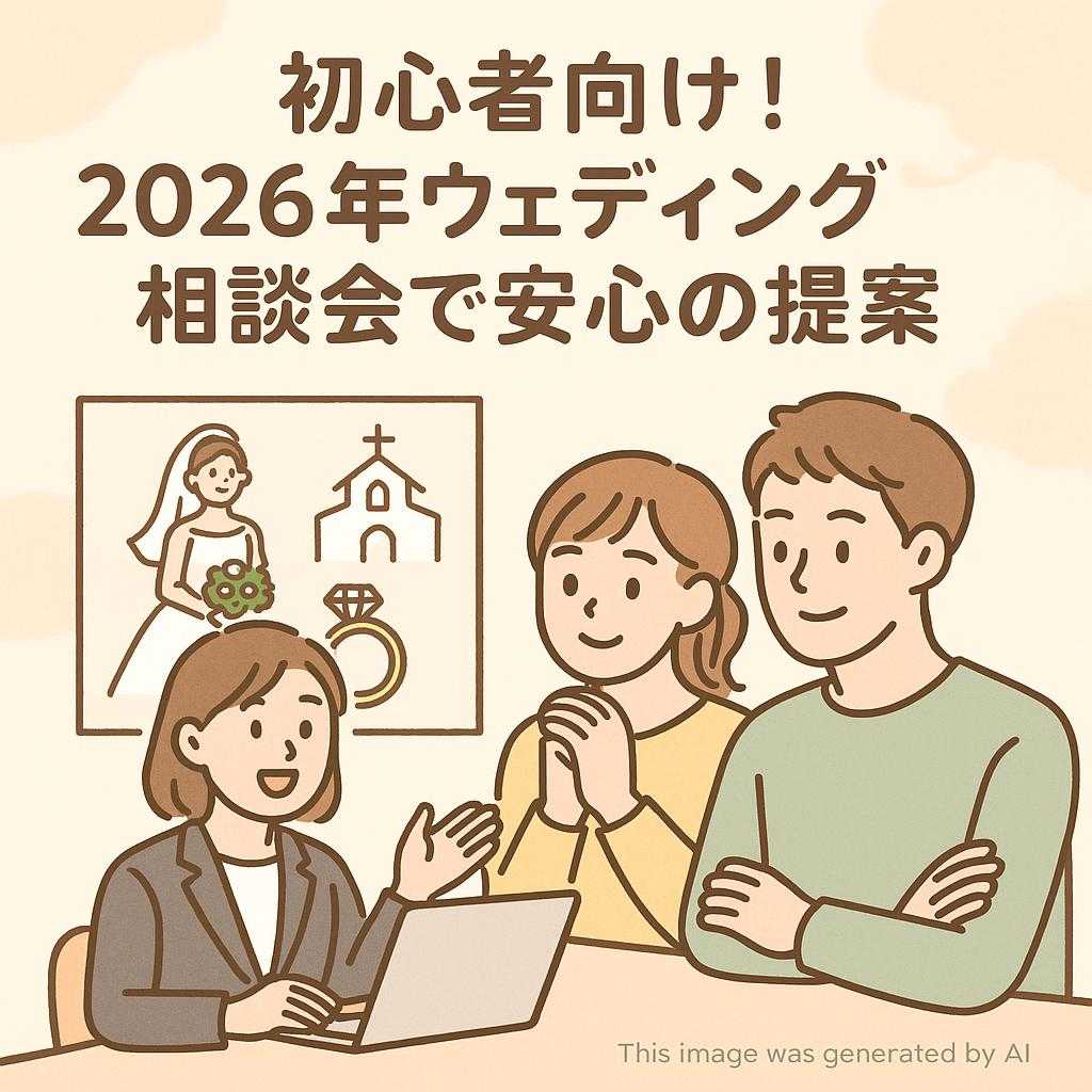 初心者向け！2026年ウェディング相談会で安心の提案