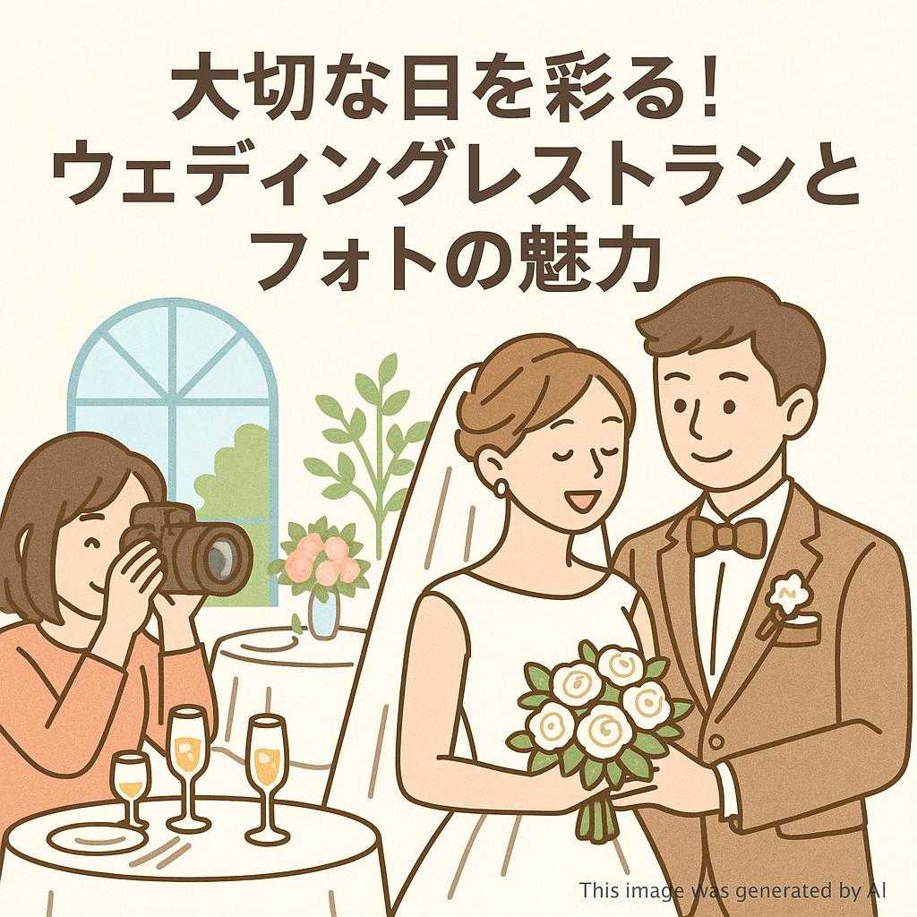 大切な日を彩る!ウェディングレストランとフォトの魅力