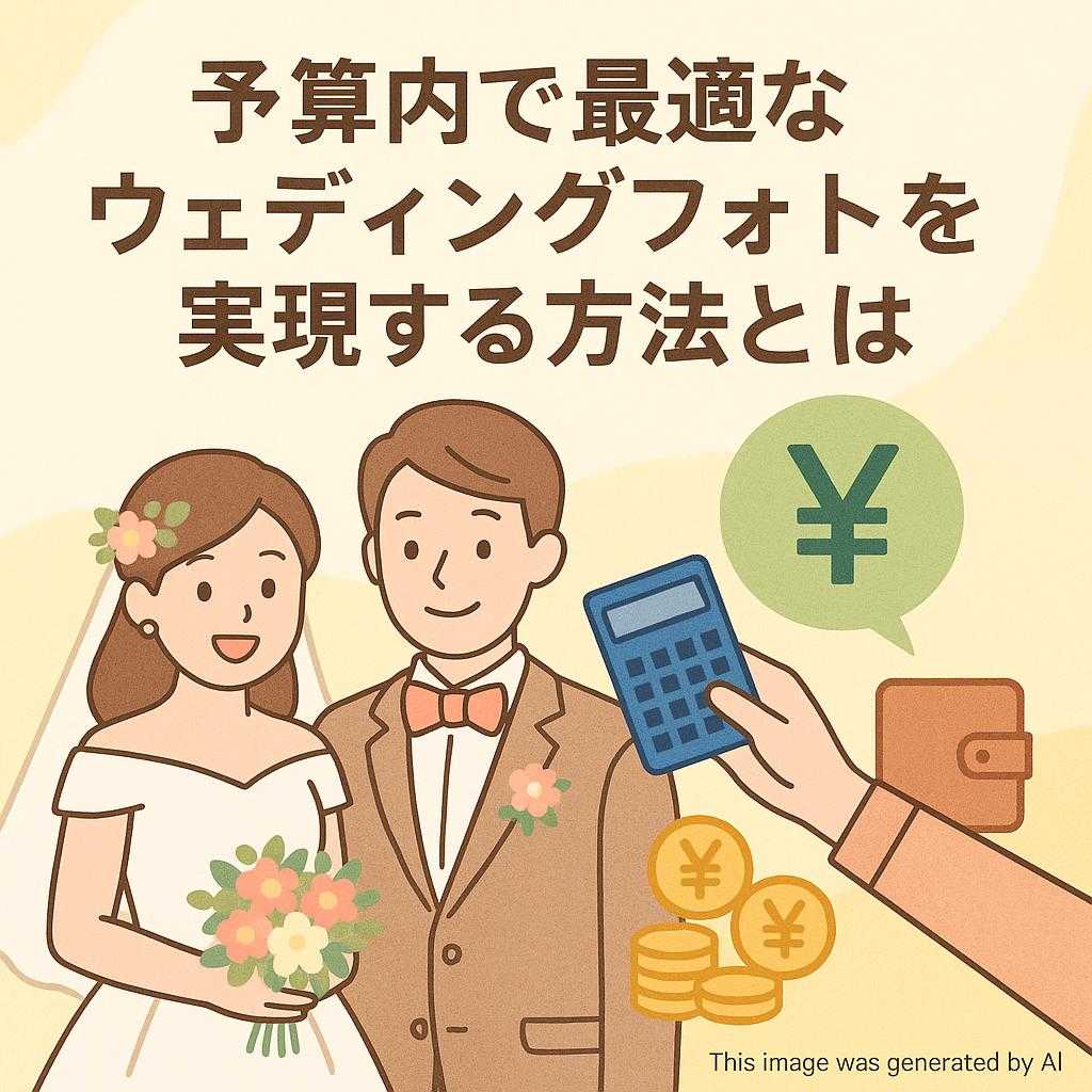 予算内で最適なウェディングフォトを実現する方法とは