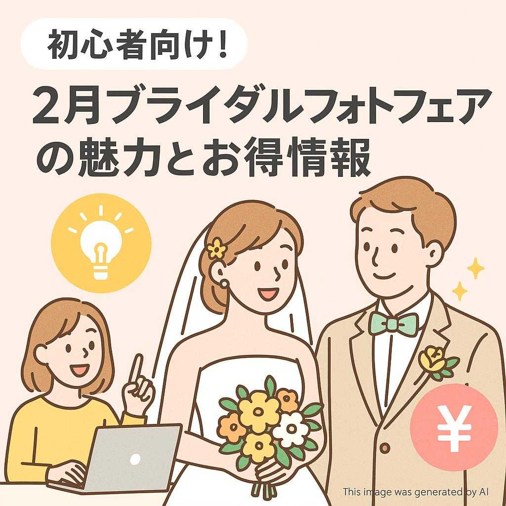 初心者向け！２月ブライダルフォトフェアの魅力とお得情報