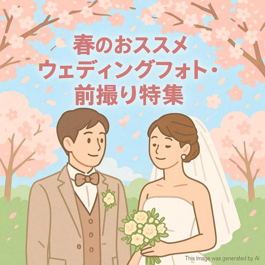 春のおススメウェディングフォト・前撮り特集