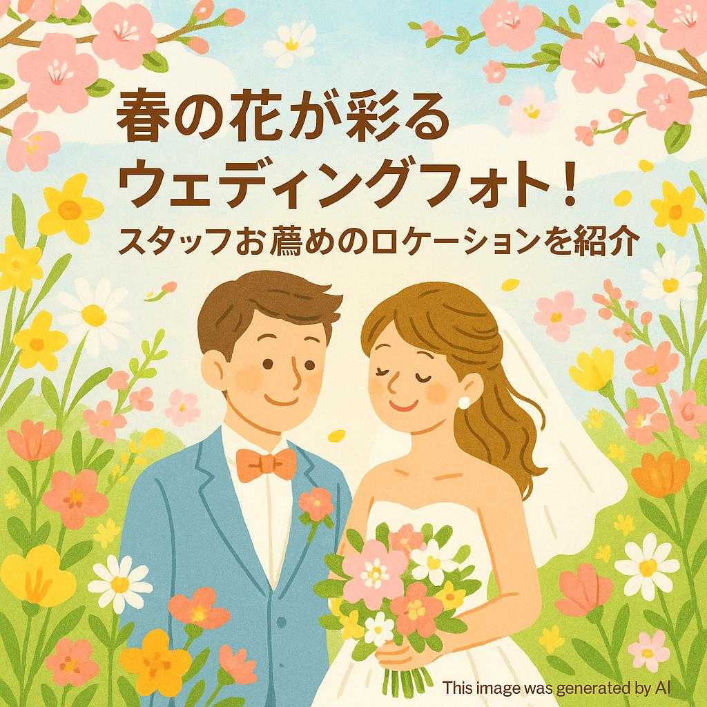 春の花が彩るウェディングフォト！スタッフお薦めのロケーションを紹介