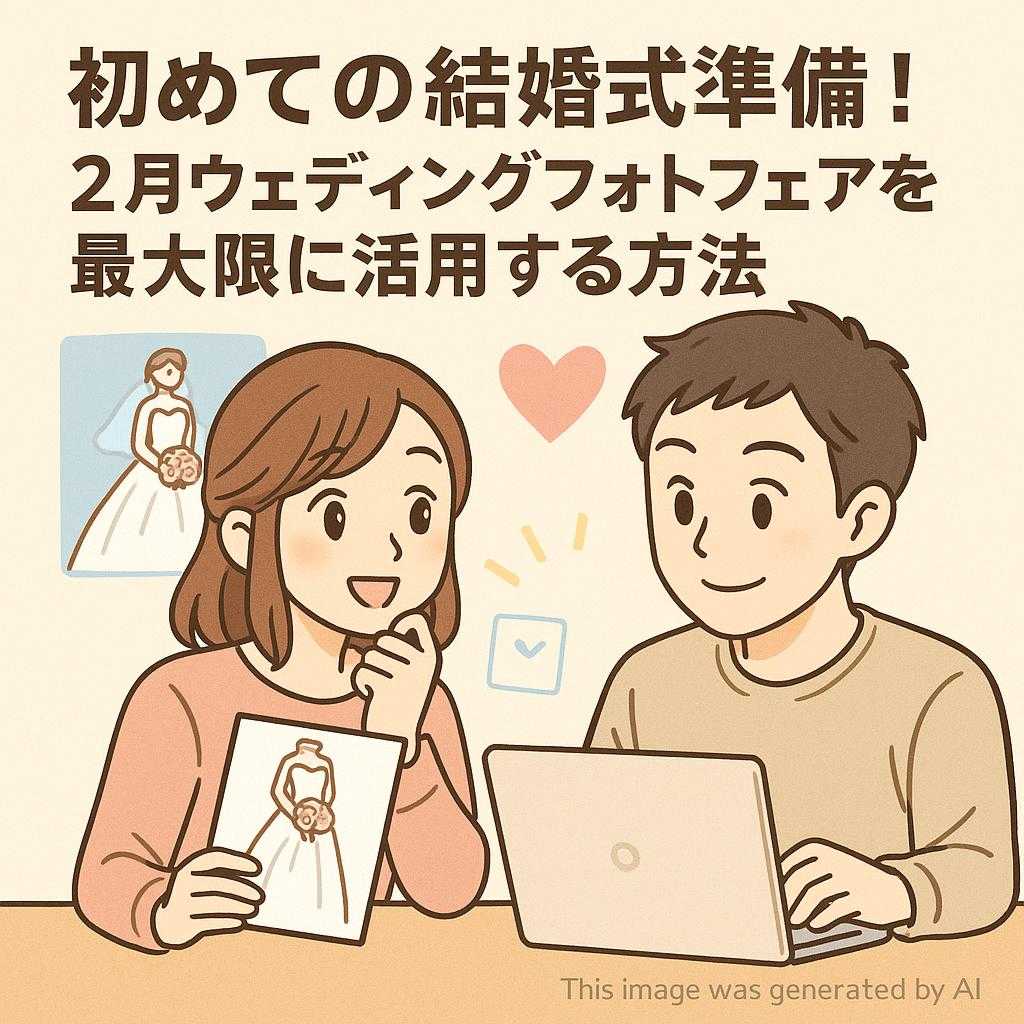 初めての結婚式準備！２月ウェディングフォトフェアを最大限に活用する方法