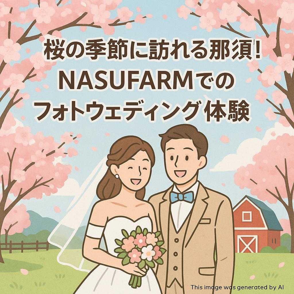 桜の季節に訪れる那須！NASUFARMでのフォトウェディング体験