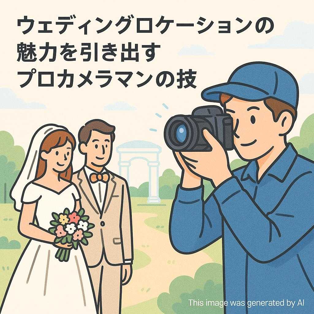 ウェディングロケーションの魅力を引き出すプロカメラマンの技