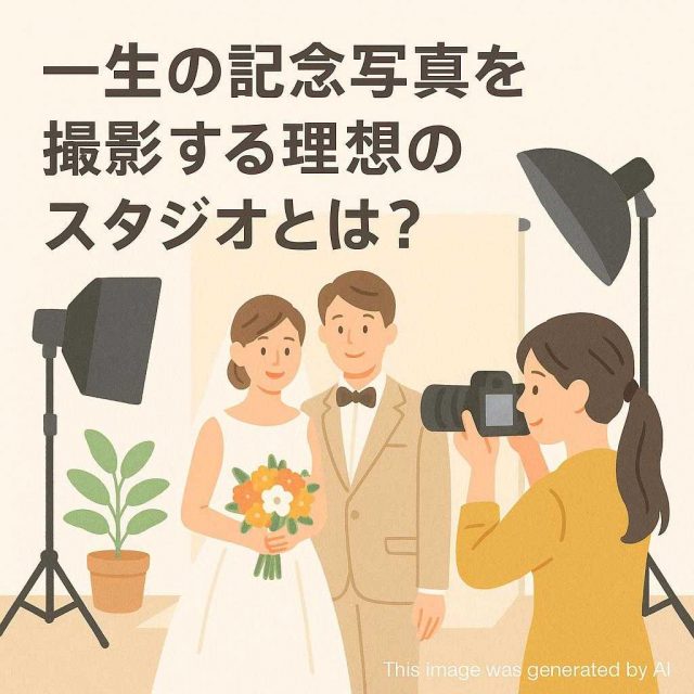 一生の記念写真を撮影する理想のスタジオとは？