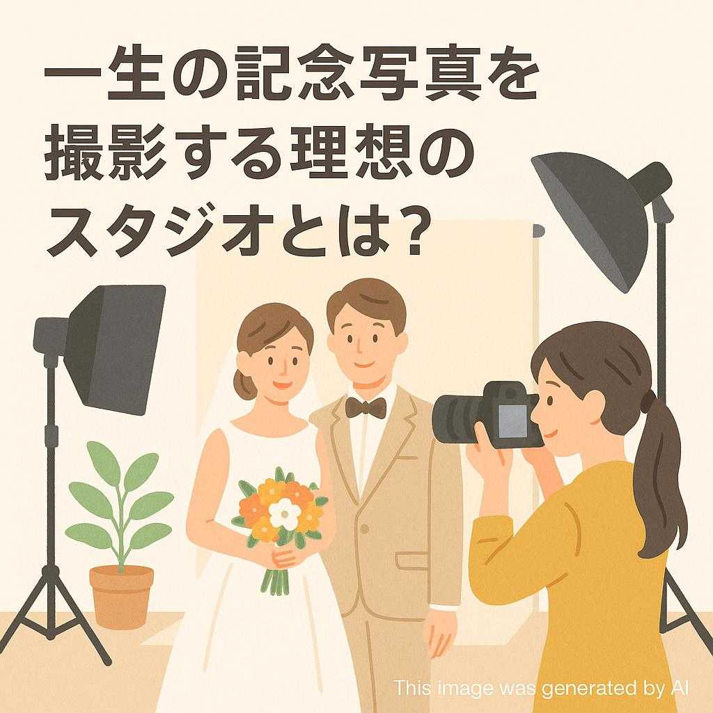 一生の記念写真を撮影する理想のスタジオとは?
