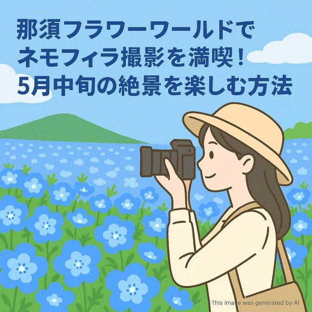 那須フラワーワールドでネモフィラ撮影を満喫！５月中旬の絶景を楽しむ方法