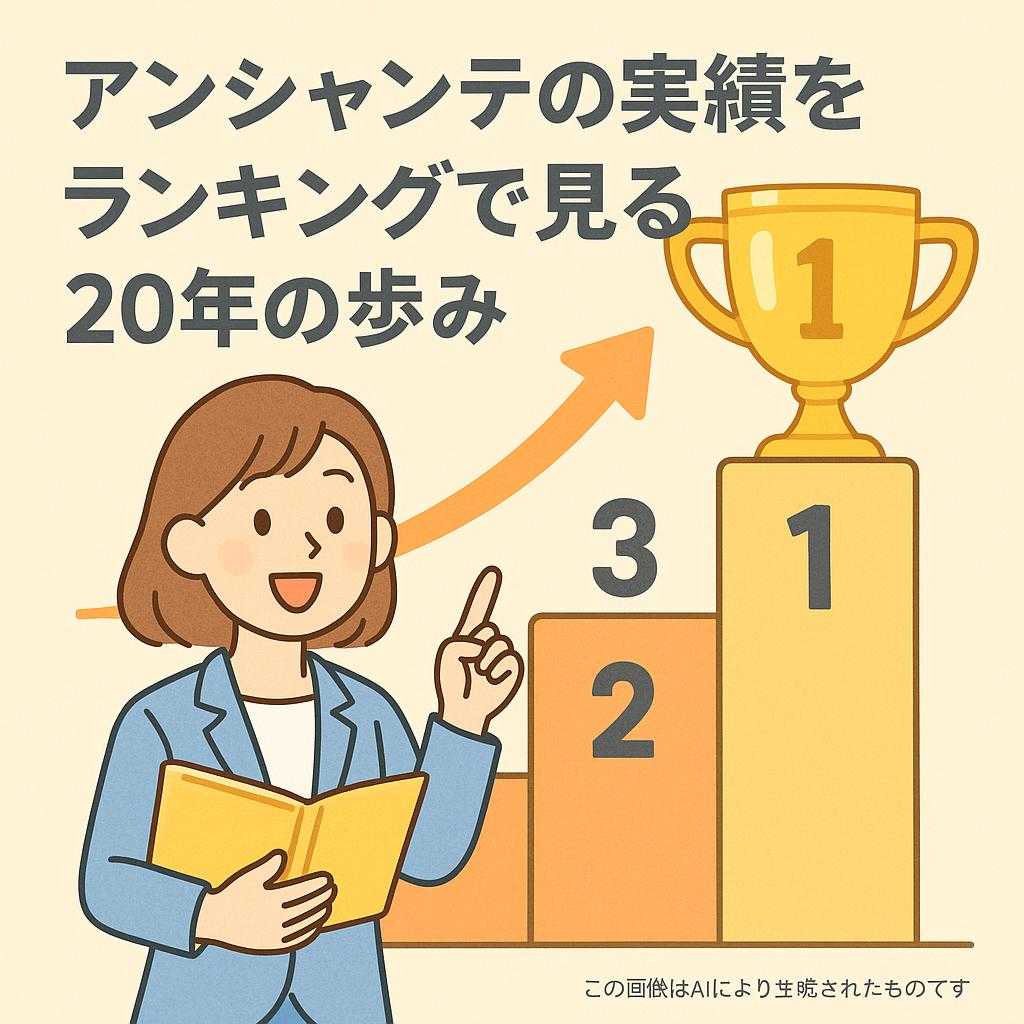 アンシャンテの実績をランキングで見る20年の歩み