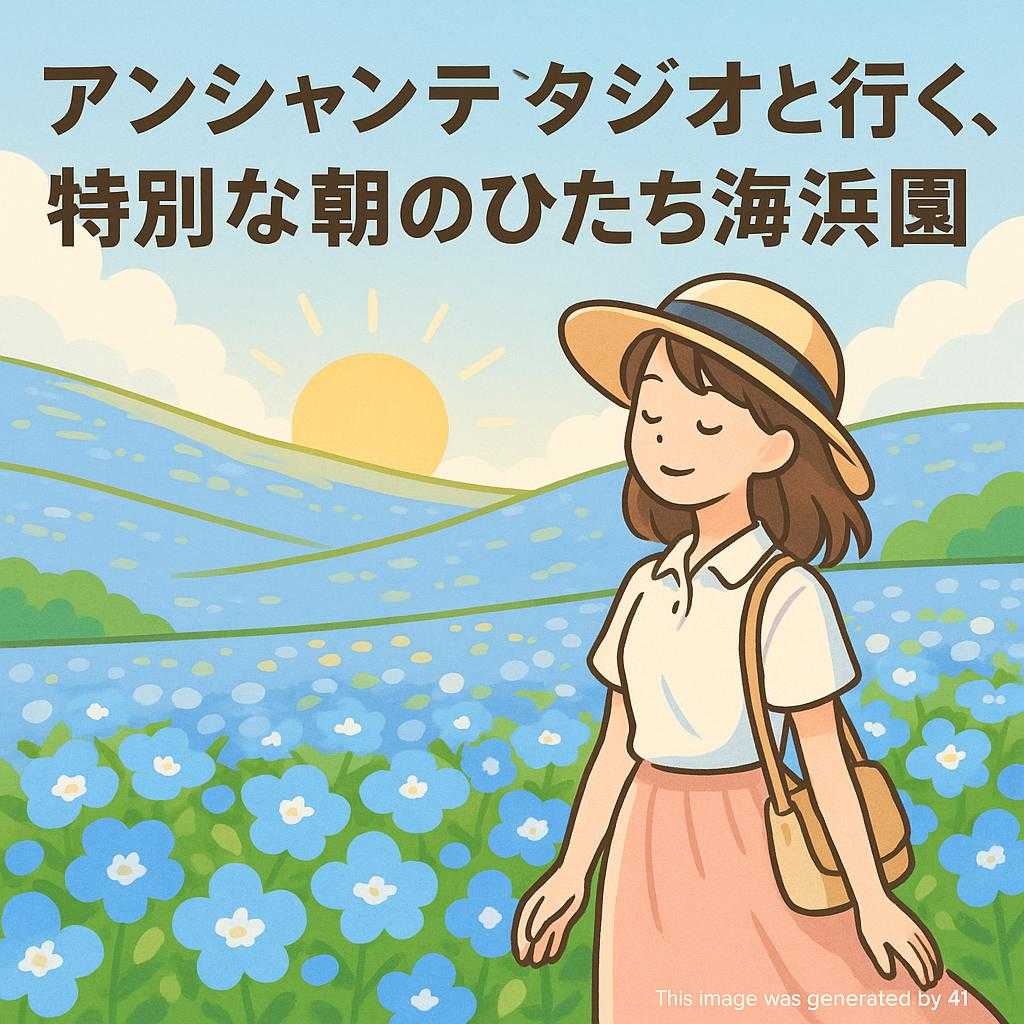 アンシャンテスタジオと行く、特別な朝のひたち海浜公園