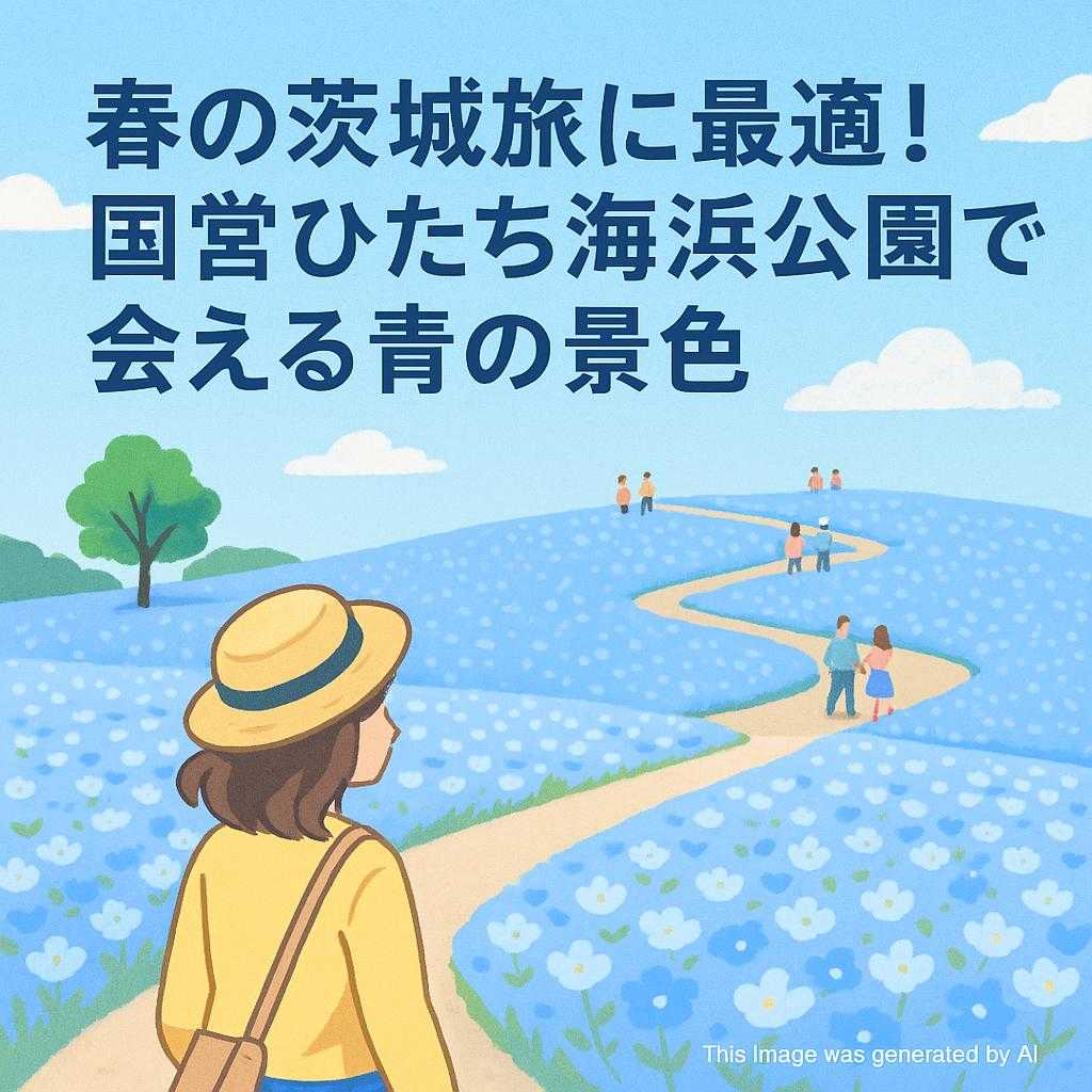 春の茨城旅に最適！国営ひたち海浜公園で会える青の景色