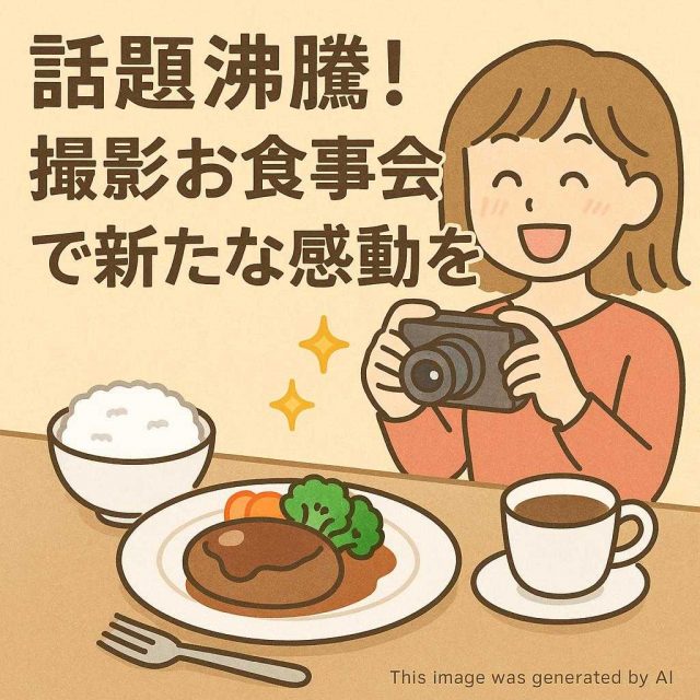 話題沸騰！撮影お食事会で新たな感動を