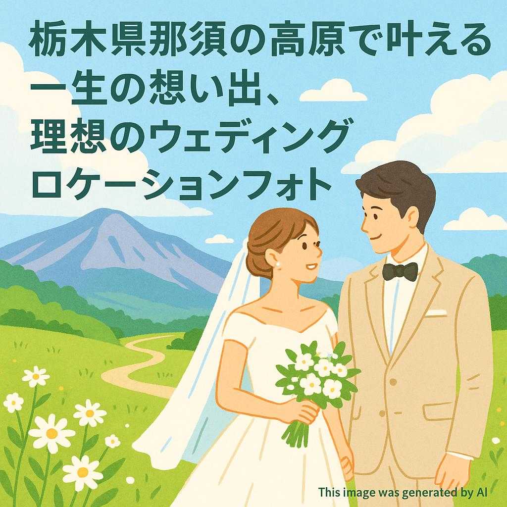 栃木県那須の高原で叶える一生の想い出、理想のウェディングロケーションフォト