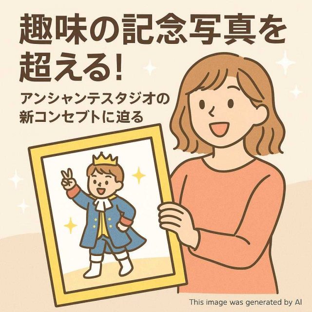 趣味の記念写真を超える！アンシャンテスタジオの新コンセプトに迫る