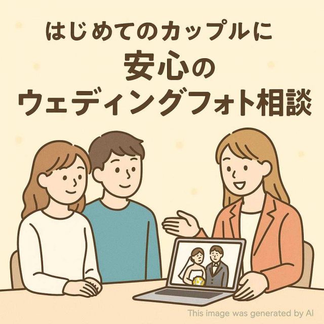 はじめてのカップルに安心のウェディングフォト相談会
