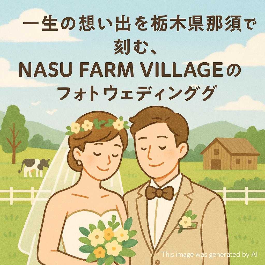 一生の想い出を栃木県那須で刻む、NASU FARM VILLAGEのフォトウェディング