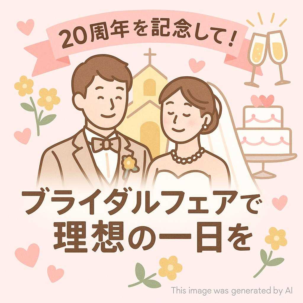 20周年を記念して!ブライダルフェアで理想の一日を