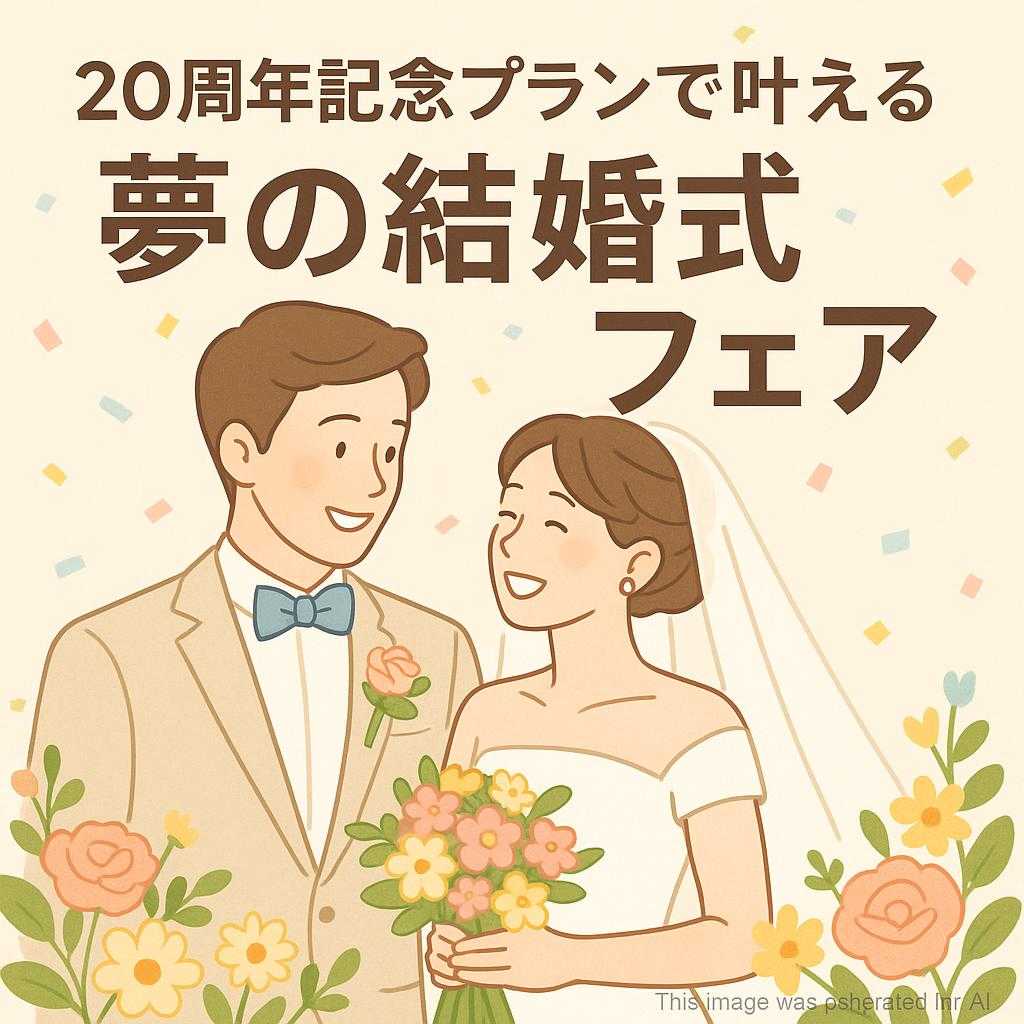 20周年記念プランで叶える夢の結婚式フェア