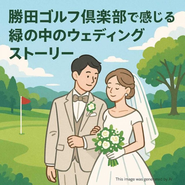 勝田ゴルフ倶楽部で感じる緑の中のウェディングストーリー