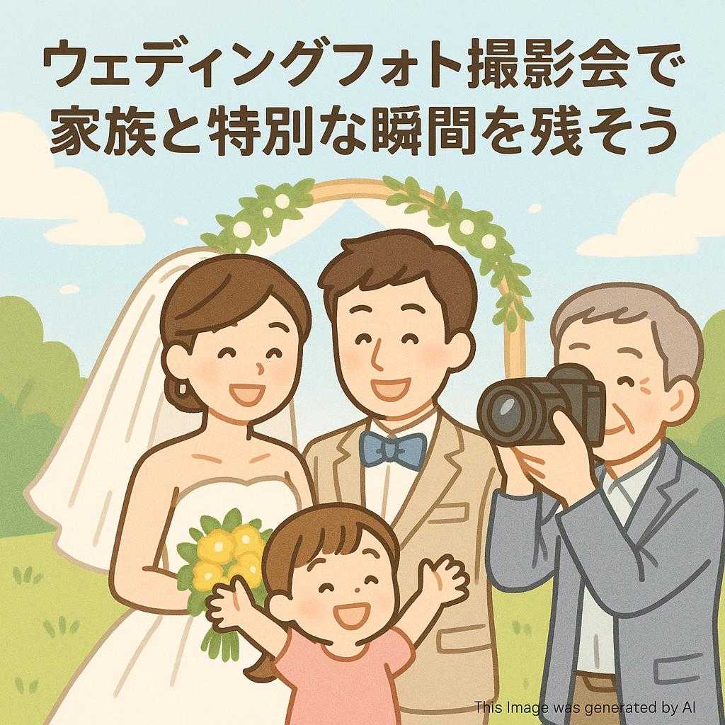 ウェディングフォト撮影会で家族と特別な瞬間を残そう