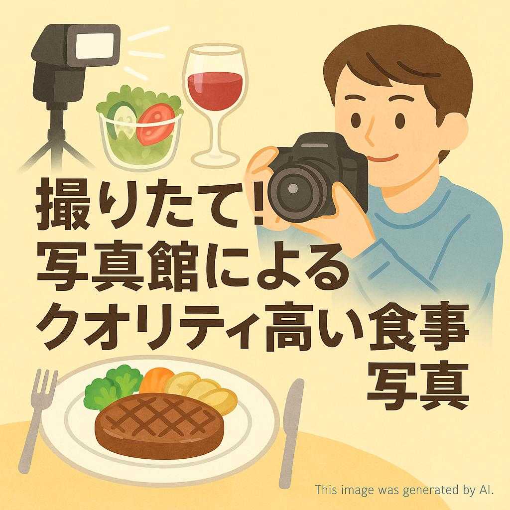 撮りたて！写真館によるクオリティ高い食事写真