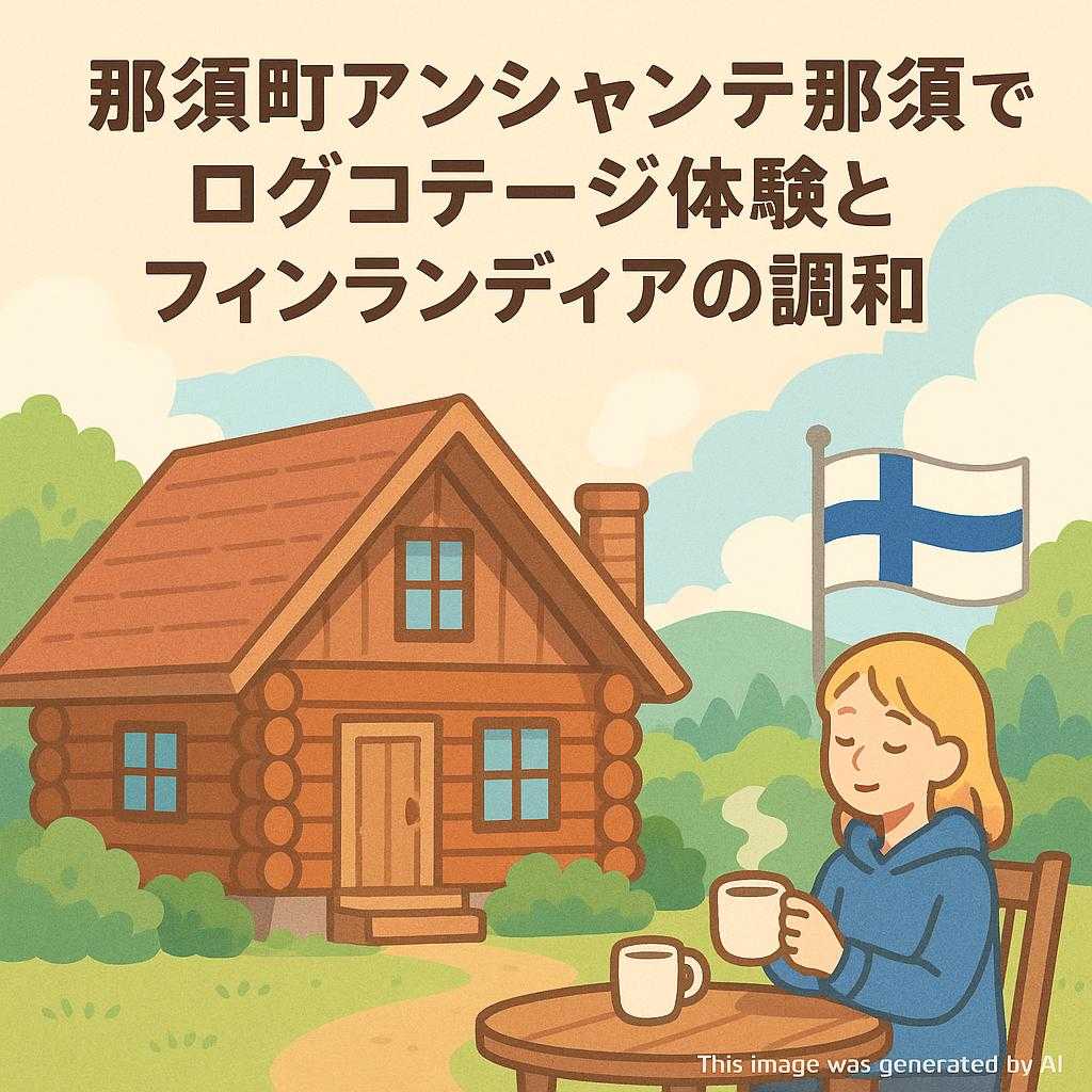 那須町アンシャンテ那須でログコテージ体験とフィンランディアの調和