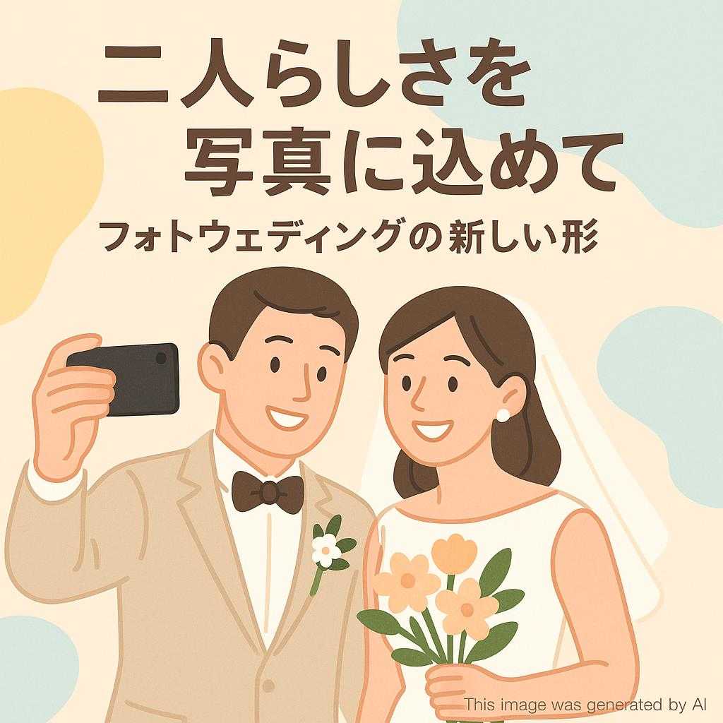 二人らしさを写真に込めて フォトウェディングの新しい形