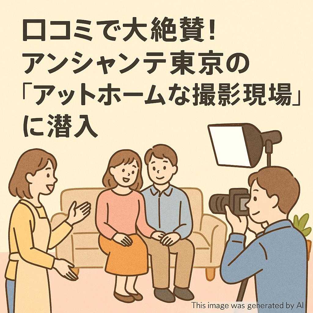 口コミで大絶賛！アンシャンテ東京の「アットホームな撮影現場」に潜入