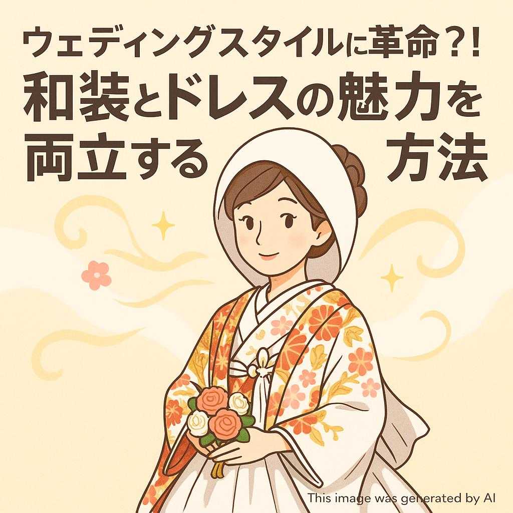 ウェディングスタイルに革命?! 和装とドレスの魅力を両立する方法