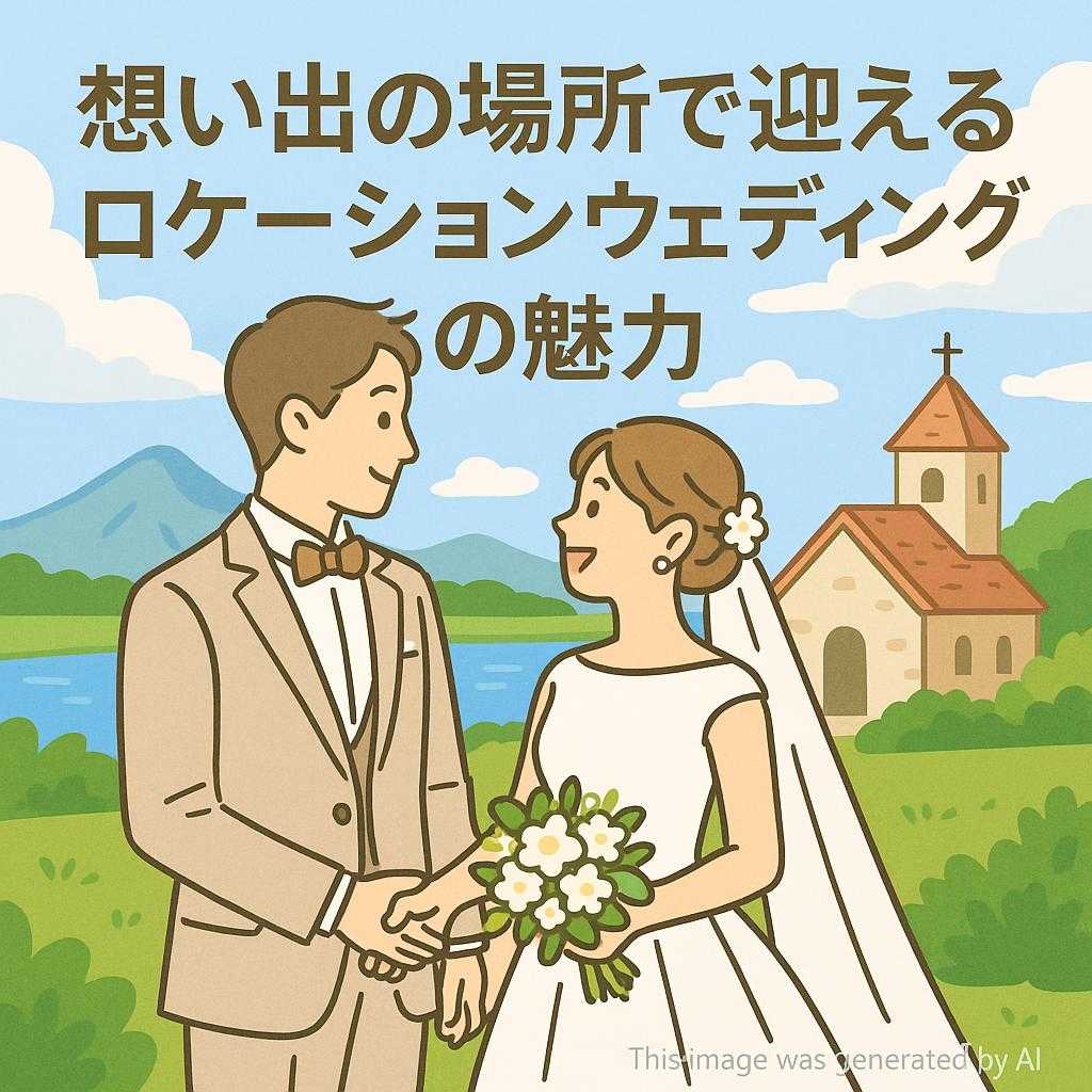 想い出の場所で迎えるロケーションウェディングの魅力