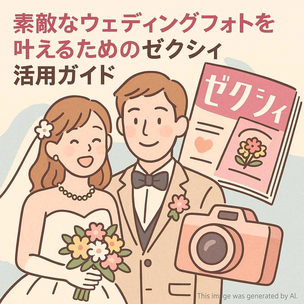 素敵なウェディングフォトを叶えるためのゼクシィ活用ガイド