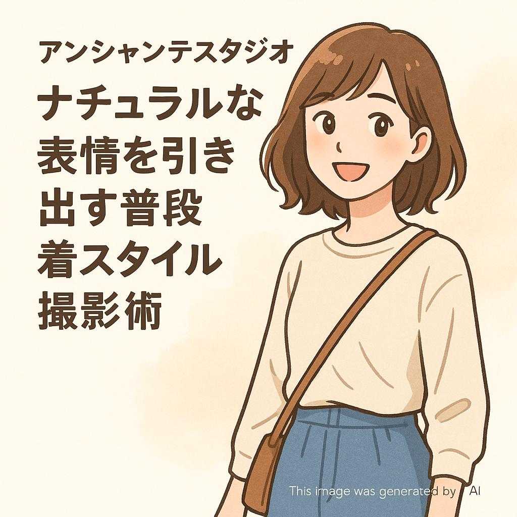 アンシャンテスタジオナチュラルな表情を引き出す普段着スタイル撮影術
