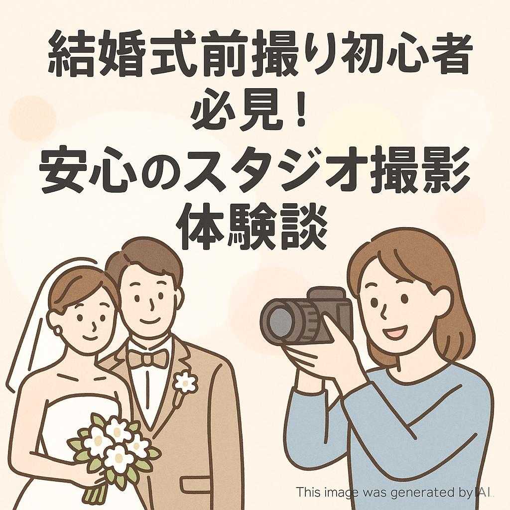 結婚式前撮り初心者必見!安心のスタジオ撮影体験談