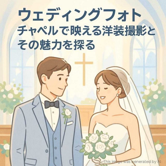 ウェディングフォトチャペルで映える洋装撮影とその魅力を探る