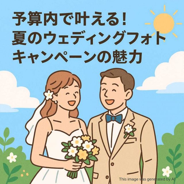 予算内で叶える！夏のウェディングフォトキャンペーンの魅力